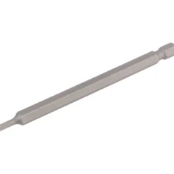 Plain Slot Insert Bit, 3mm, 1/4" Hex, 100mm Long (Pack of 1)