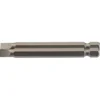 Plain Slot Insert Bit, 6mm, 1/4" Hex, 75mm Long (Pack of 2)