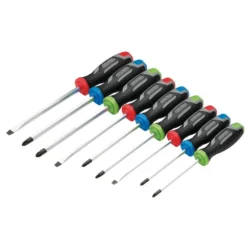 Pound Thru Soft Grip Screwdriver Set (9 Piece)