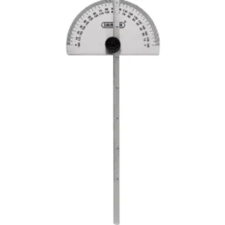 Protractor with Depth Gauge