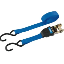 Ratchet Tie Down Straps, 4.5m x 25mm, 225kg (2 Piece)