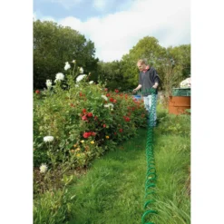 Recoil Hose with Spray Gun and Tap Connector, 30m
