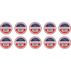 Red PVC Electrical Insulation Tape, 19mm x 20m (Pack of 10)