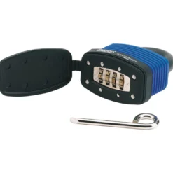 Resettable 4 Number Combination Laminated Steel Padlock and Bumper, 48mm