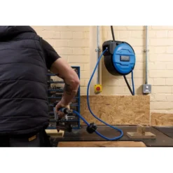 Retractable Air Hose Reel, 15m, 10mm ID