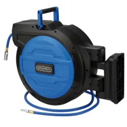 Retractable Air Hose Reel, 20m, 10mm ID