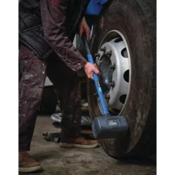 Rubber Dead Blow Hammer with Fibreglass Shaft, 3.6kg/8lb