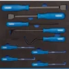 Scraper, Hook and Pick Set in 1/2 Drawer EVA Insert Tray (9 Piece)