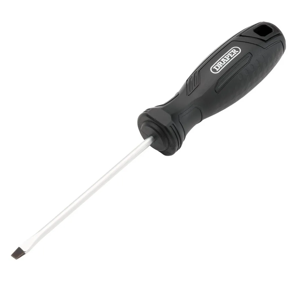 Slotted Hard Grip Screwdriver, 4 x 100mm