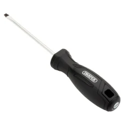 Slotted Hard Grip Screwdriver, 4 x 100mm