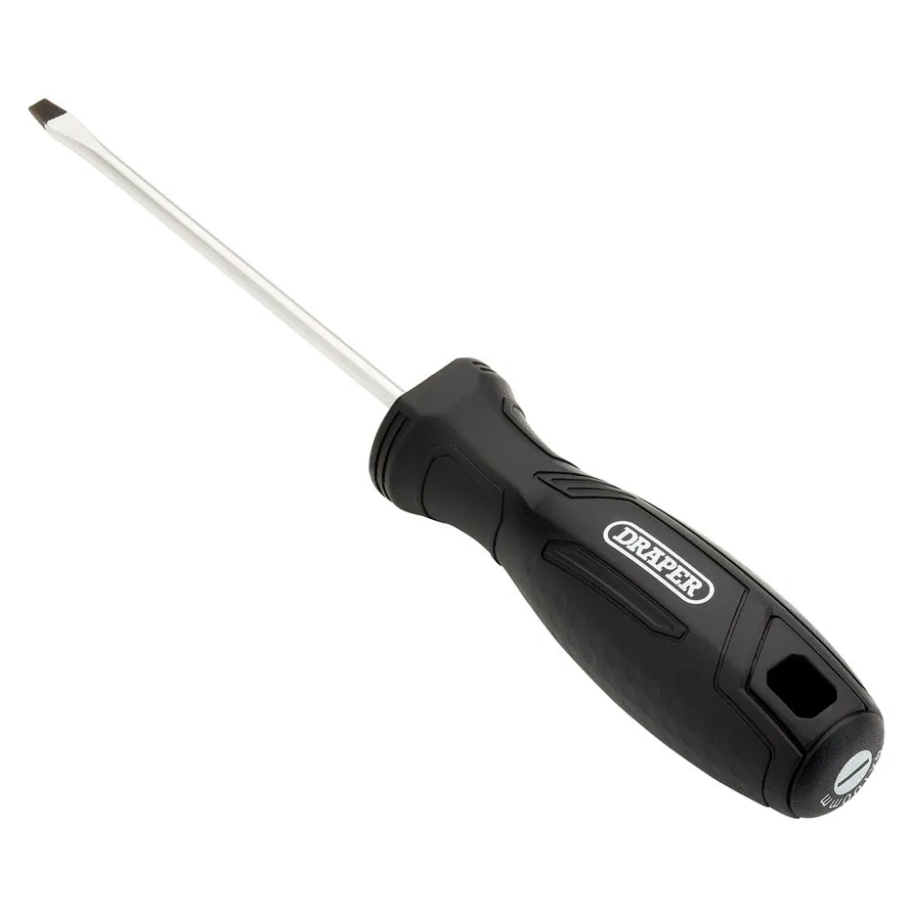 Slotted Hard Grip Screwdriver, 4 x 100mm