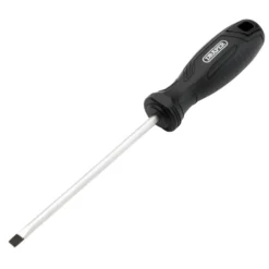 Slotted Parallel Hard Grip Screwdriver, 5.5 x 125mm
