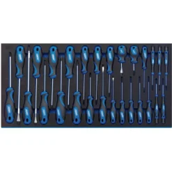 Soft Grip Screwdriver Set in Full Drawer EVA Insert Tray (27 Piece)