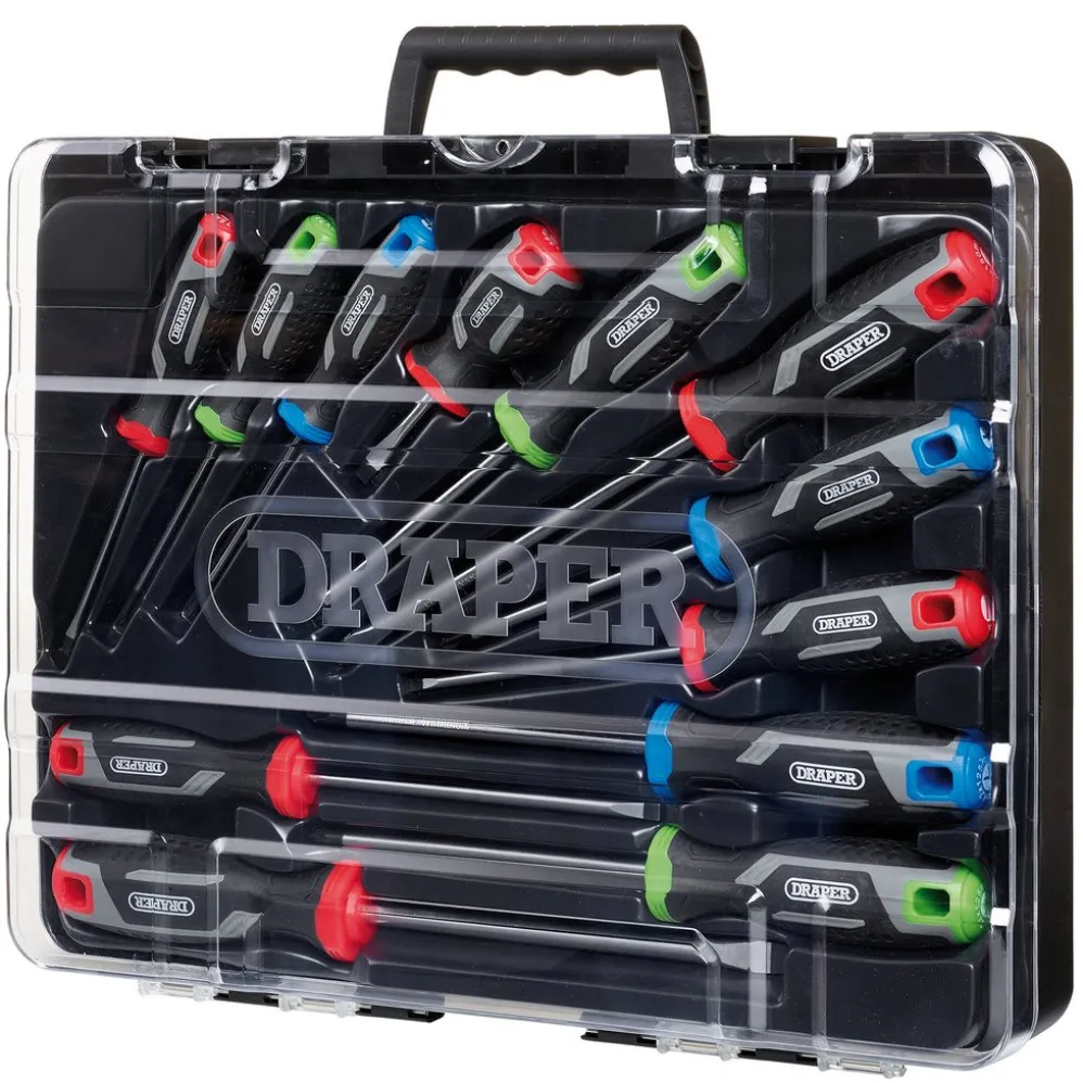 Soft Grip Screwdriver Set (12 Piece)