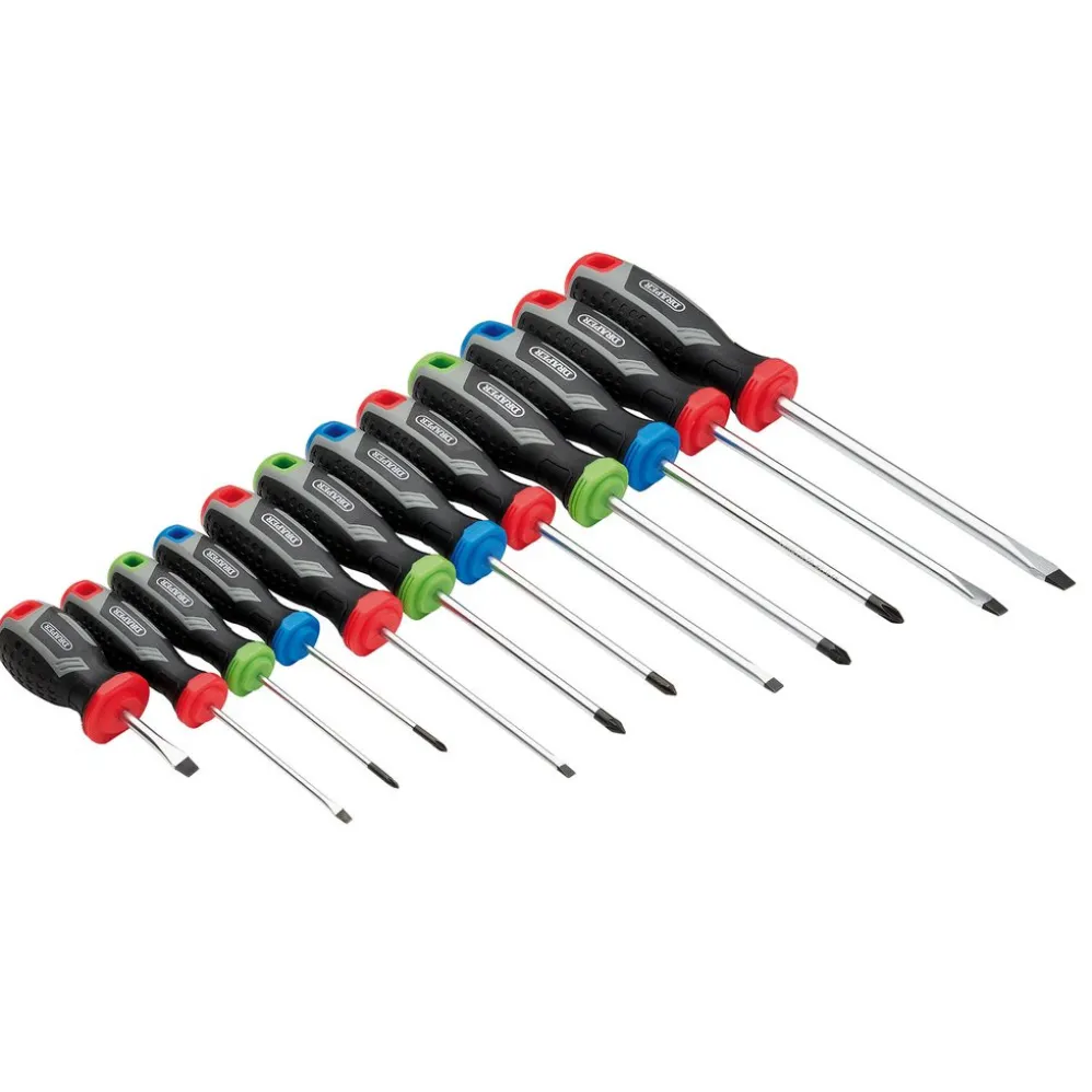 Soft Grip Screwdriver Set (12 Piece)