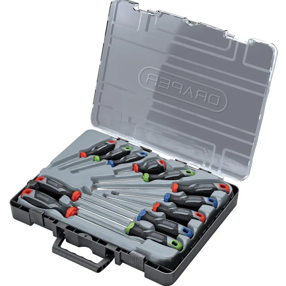 Soft Grip Screwdriver Set (12 Piece)