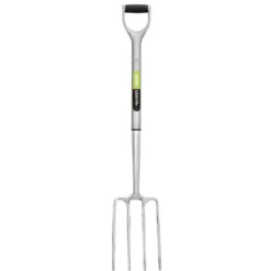 Stainless Steel Garden Fork with Soft Grip Handle