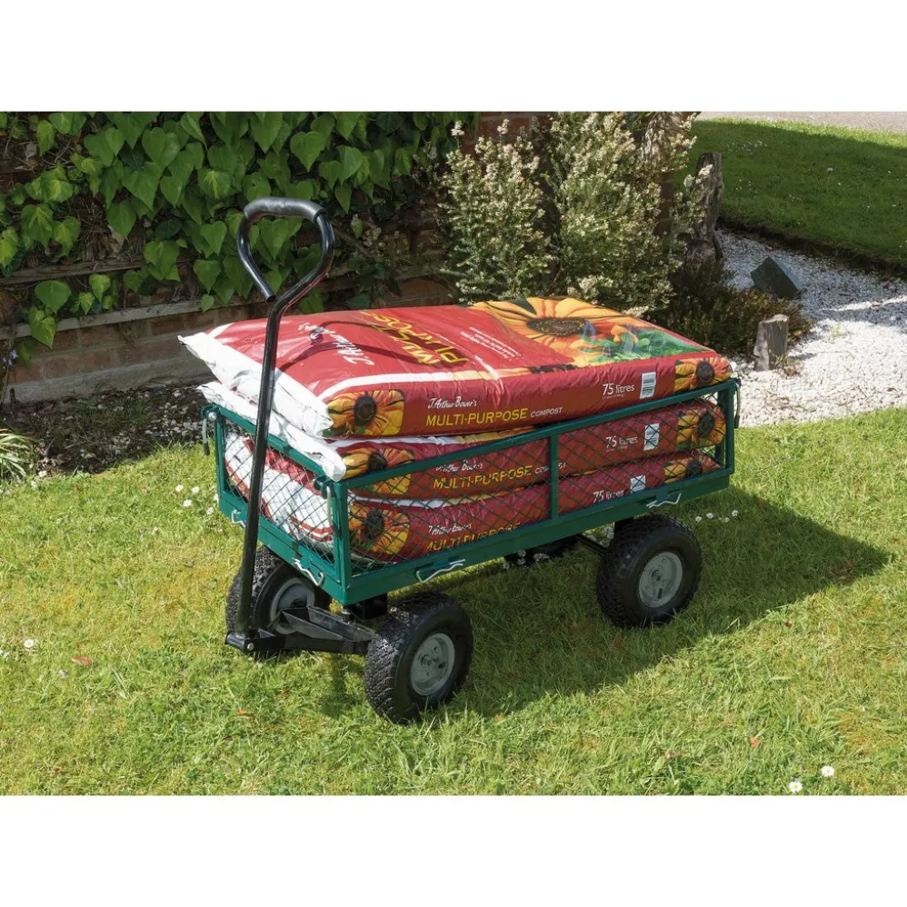 Steel Mesh Garden Cart, 200kg