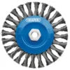 Steel Twist-Knot Flat Wire Wheel Brush, 150mm, M14