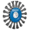 Steel Twist-Knot Flat Wire Wheel Brush, 115mm, M14