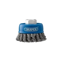 Steel Twist-Knot Wire Cup Brush, 75mm, M14