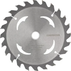 TCT Cordless Construction Circular Saw Blade for Wood & Composites, 165 x 20mm, 24T