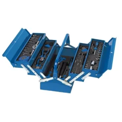 Tool Kit in Steel Cantilever Toolbox (126 Piece)
