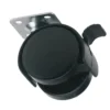 Twin Nylon Plate Castor with Brake, 40mm Diameter, S.W.L. 25kg