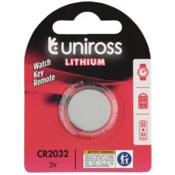 Uniross Lithium Coin Cell CR2032 Battery