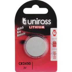 Uniross Lithium Coin Cell CR2450 Battery