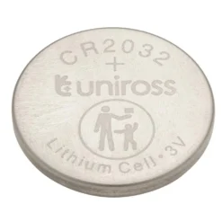 Uniross Lithium Coin Cell CR2032 Batteries (Pack of 5)