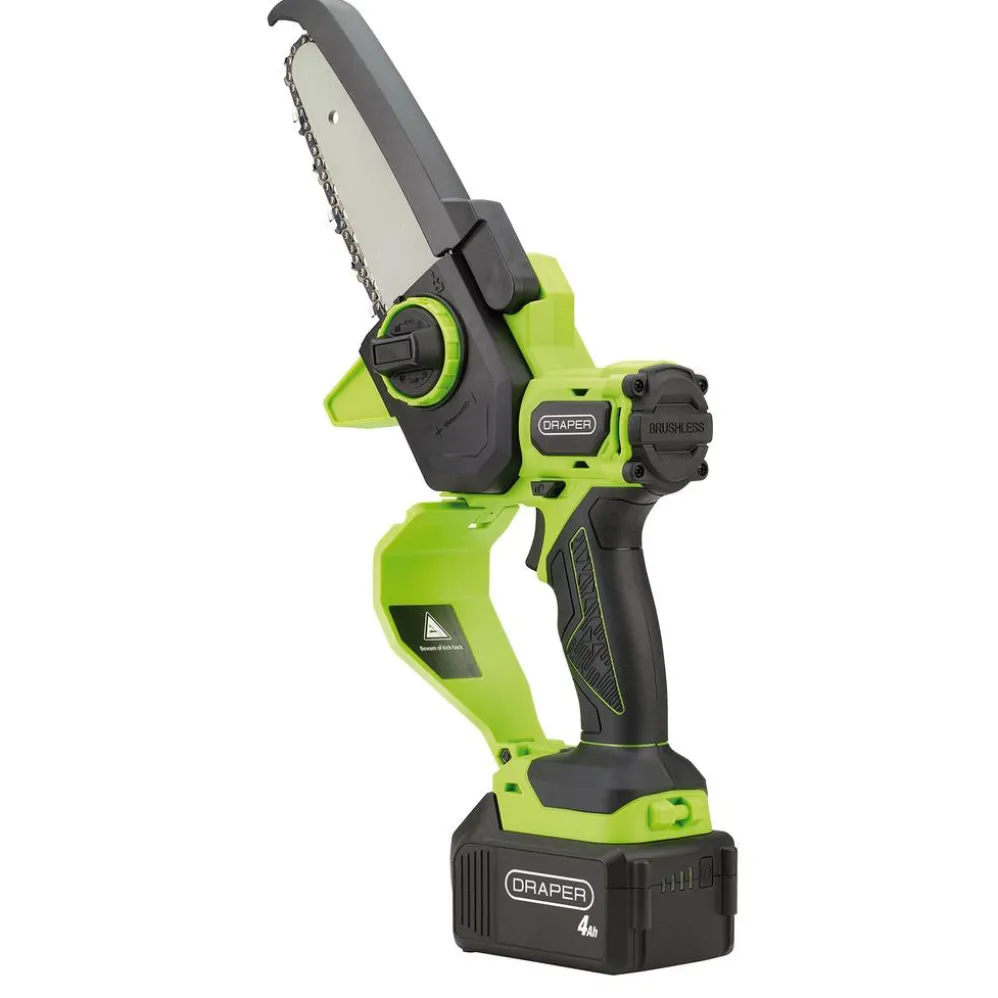 18V Brushless Mini Pruner Saw, 1 x 4.0Ah Battery, 1 x Charger