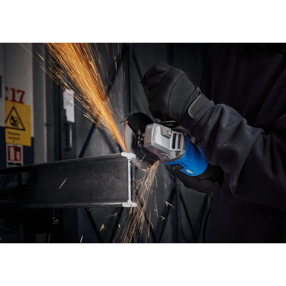 230V Draper Expert Angle Grinder, 115mm, 850W