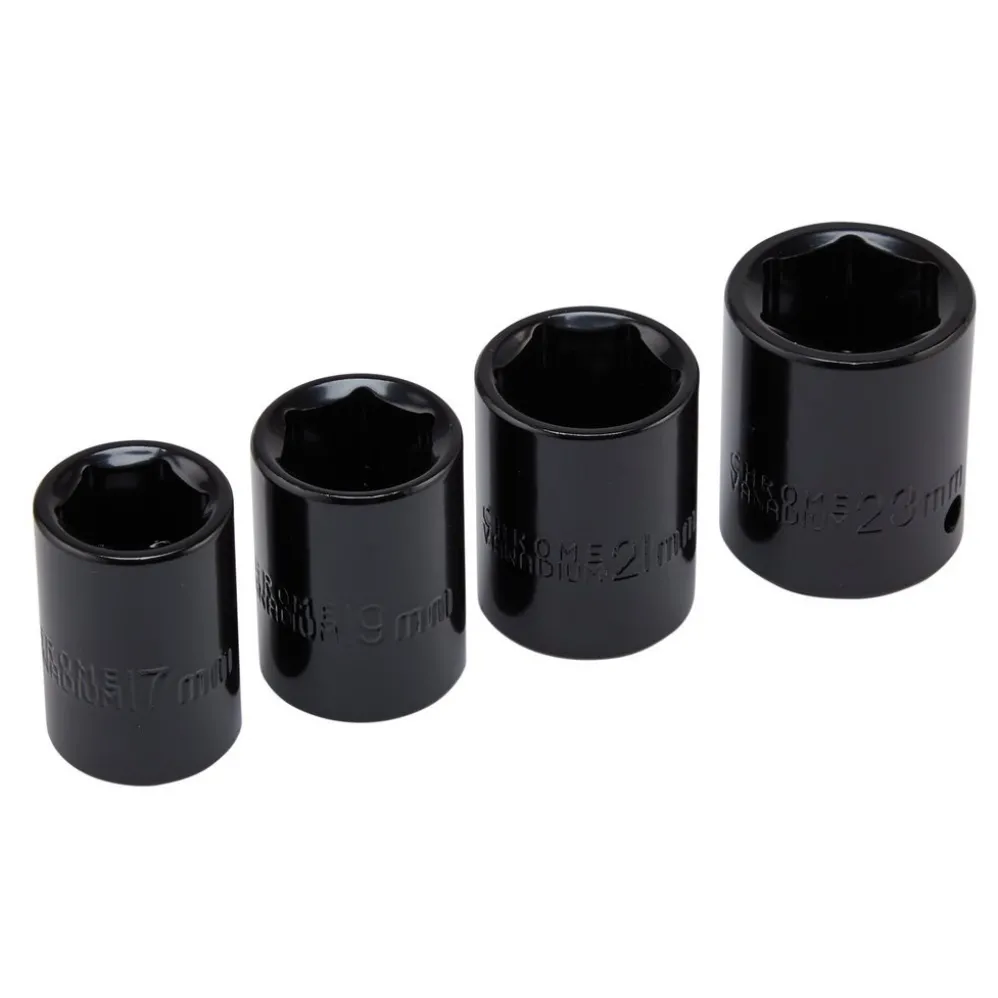 230V Impact Wrench Kit, 1/2" Sq.Dr., 480Nm, 4 x Impact Sockets