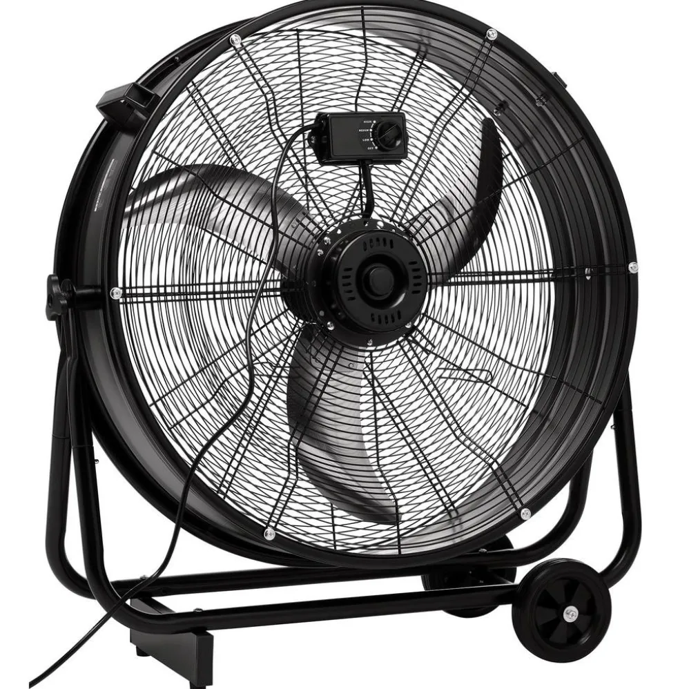 230V Industrial Drum Fan, 24"/590mm, 120W