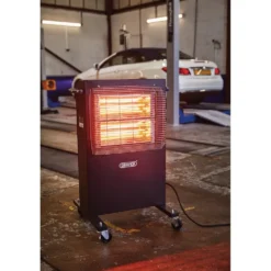 230V Infrared Cabinet Heater, 2.8kW, 9553 BTU