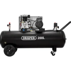 230V 200L Belt-Driven Air Compressor, 2.2kW/3hp