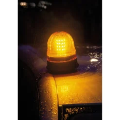 12/24V LED Magnetic Base Rotating Beacon, 400 Lumens