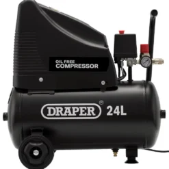 230V 24L Oil-Free Compressor, 1.1kW/1.5hp and Air Tool Kit