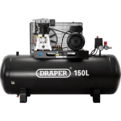 230V 150L Stationary Belt-Driven Air Compressor, 2.2kW/3HP