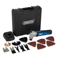 12V Oscillating Multi-Tool (33 Piece), 1 x Battery, 1.5Ah, 1 x Fast Charger