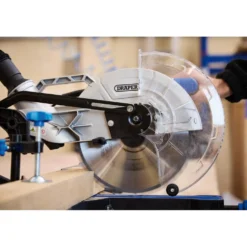 230V Sliding Compound Mitre Saw, 255mm, 1800W