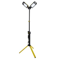 230V SMD LED Rechargeable Tripod Site Light, 50W, 5000 Lumens, Charging Adaptor Supplied