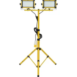 110V SMD LED Tripod Site Light, 2 x 50W, 12000 Lumens