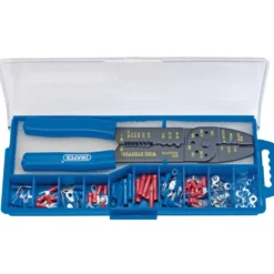 5 Way Crimping Tool & Terminal Kit, 240mm