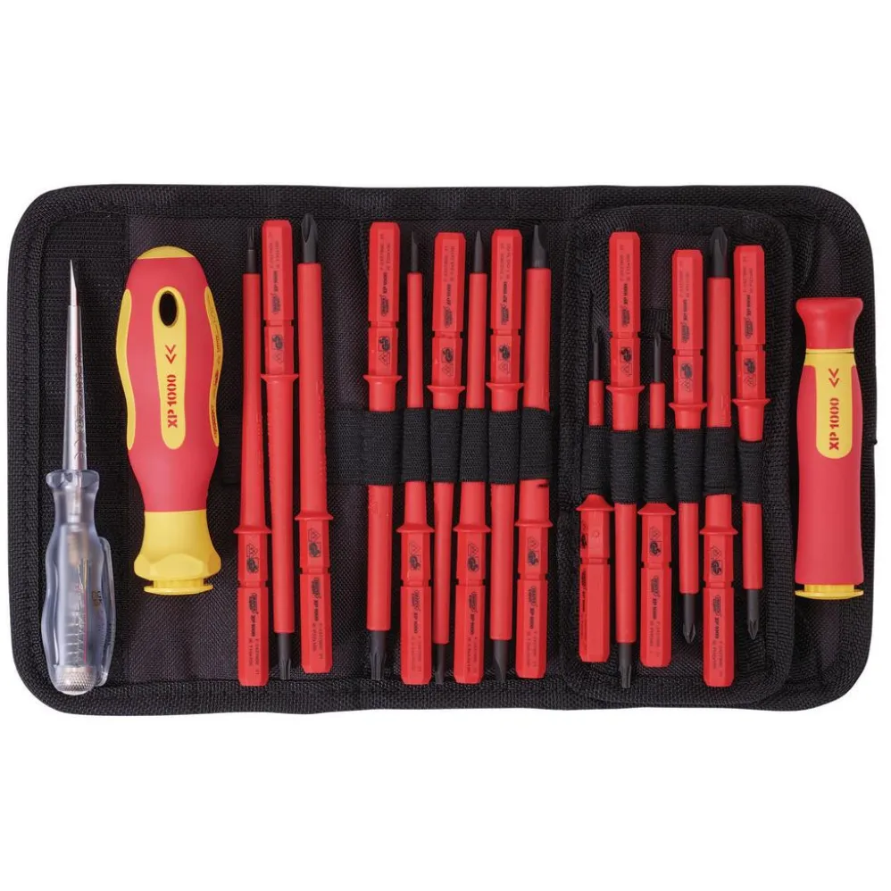 XP1000® VDE Interchangeable Blade Screwdriver Set (18 Piece)