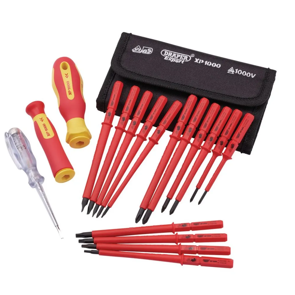 XP1000® VDE Interchangeable Blade Screwdriver Set (18 Piece)