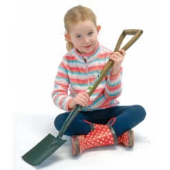 Young Gardener Digging Spade with Ash Handle
