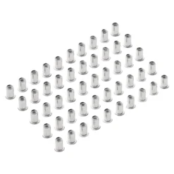 Zinc Plated Threaded Insert Rivet Nuts, M6 x 1.0mm (Pack of 50)