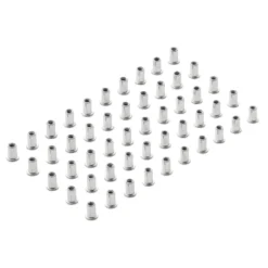 Zinc Plated Threaded Insert Rivet Nuts, M5 x 0.8mm (Pack of 50)